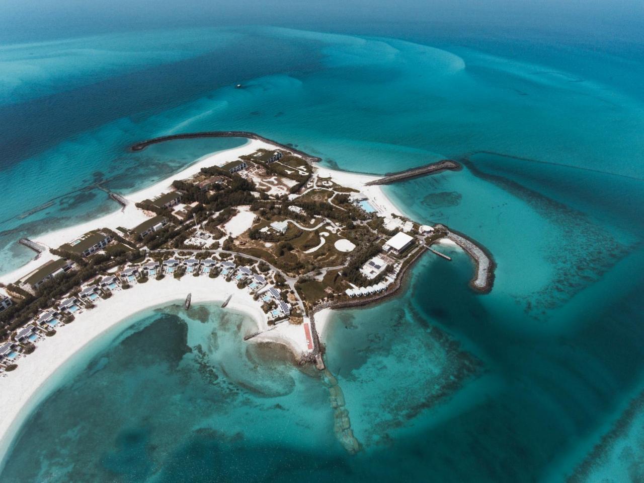 Nurai Island, Saadiyat Hotel Abu Dhabi Luaran gambar Aerial view of the island